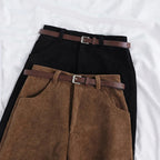 Niki | Women's High-Waisted Corduroy Pants