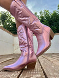 Women's Shiny Western Boots