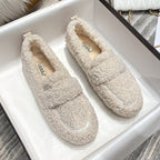 Soft Fleece Lined Slip-On Flats