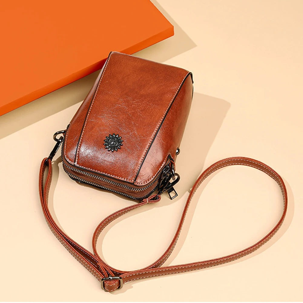 Niki | Women's Crossbody Phone Bag with Zipper Closure