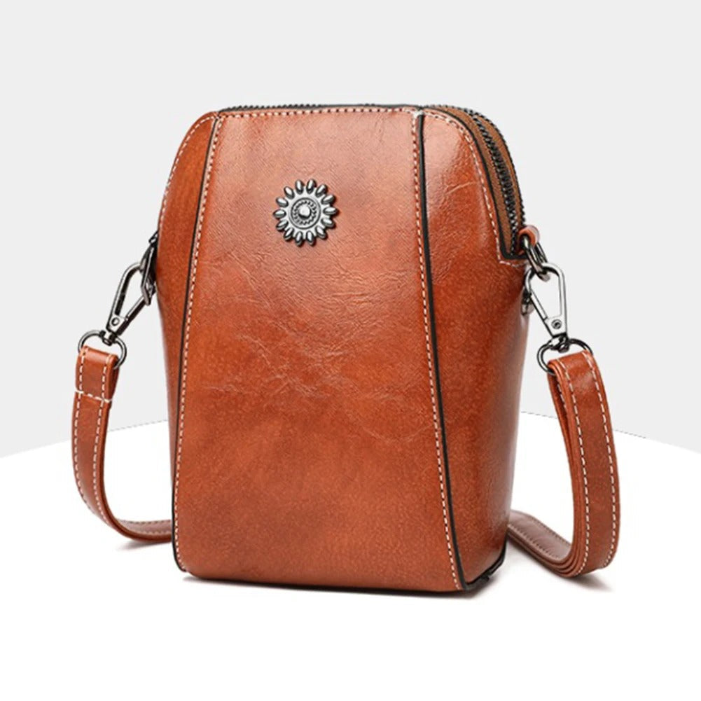Niki | Women's Crossbody Phone Bag with Zipper Closure