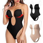 Niki | Deep Plunge Bodysuit with Invisible Support