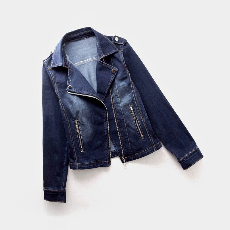 Niki | Women's Denim Biker Jacket Effortless Style