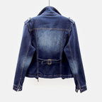 Niki | Women's Denim Biker Jacket Effortless Style