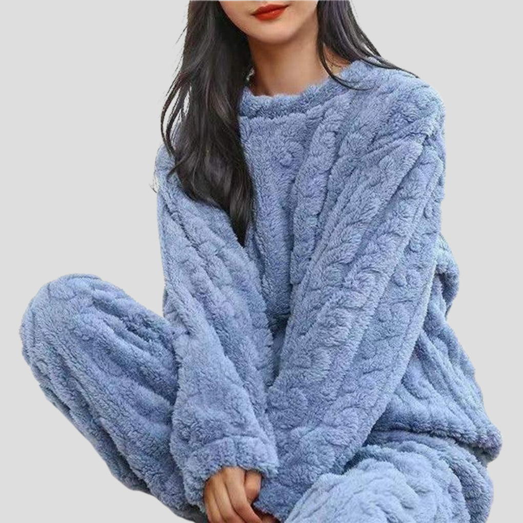 Women's Plush Fleece Pajama Set