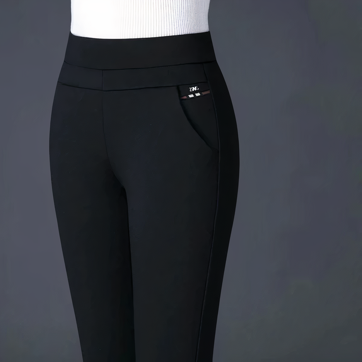 Niki | Women's High-Waist Striped Dress Pants