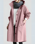 Relaxed Hooded Trench Coat