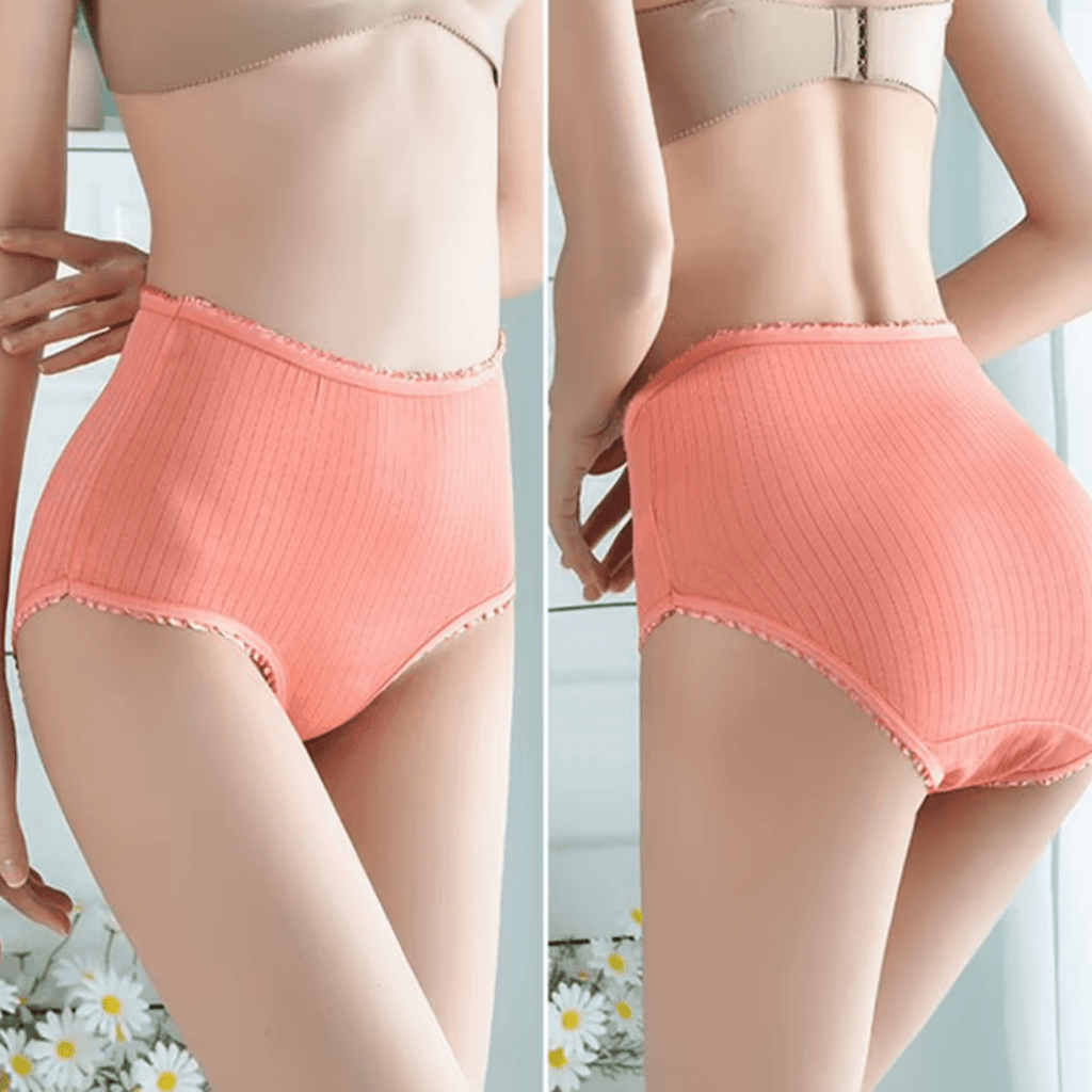 Niki | Women's Leakproof Period Underwear High-Waisted Ribbed