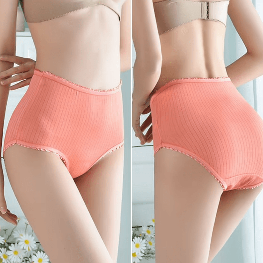 Niki | Women's Leakproof Period Underwear High-Waisted Ribbed