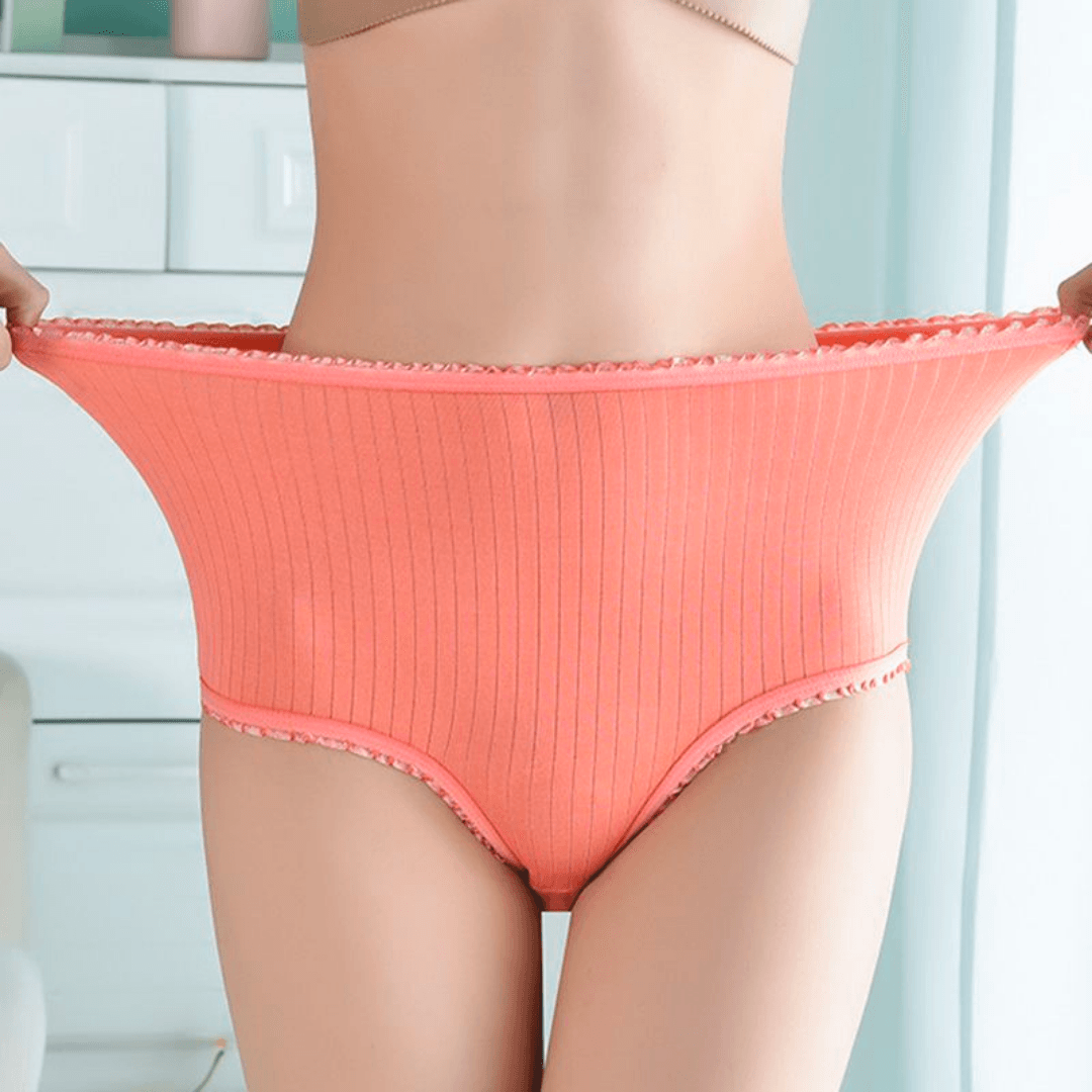 Niki | Women's Leakproof Period Underwear High-Waisted Ribbed