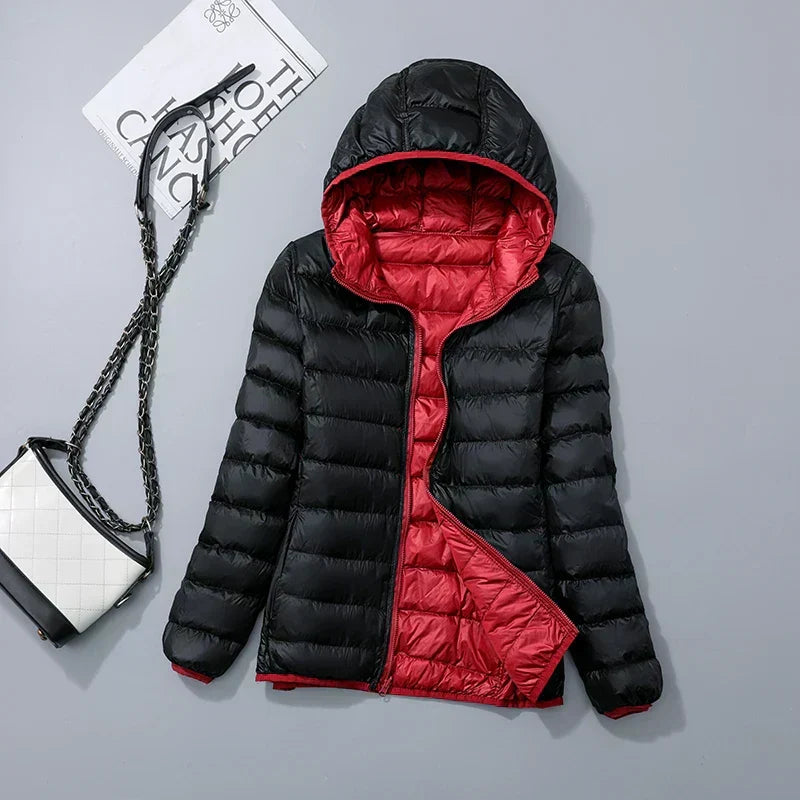 Niki | Women's Hooded Down Puffer Jacket - Light & Warm