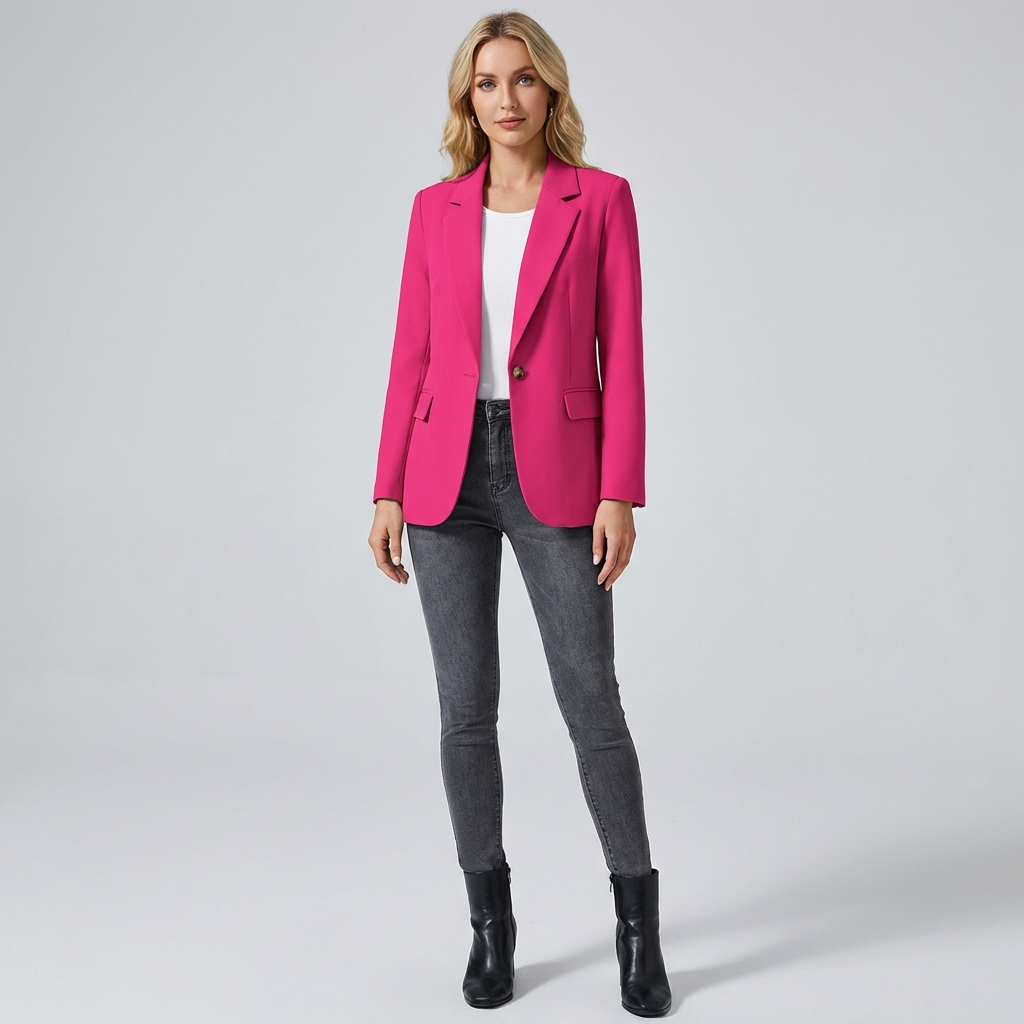 Niki | Women's Versatile Long Sleeve Pocket Blazer