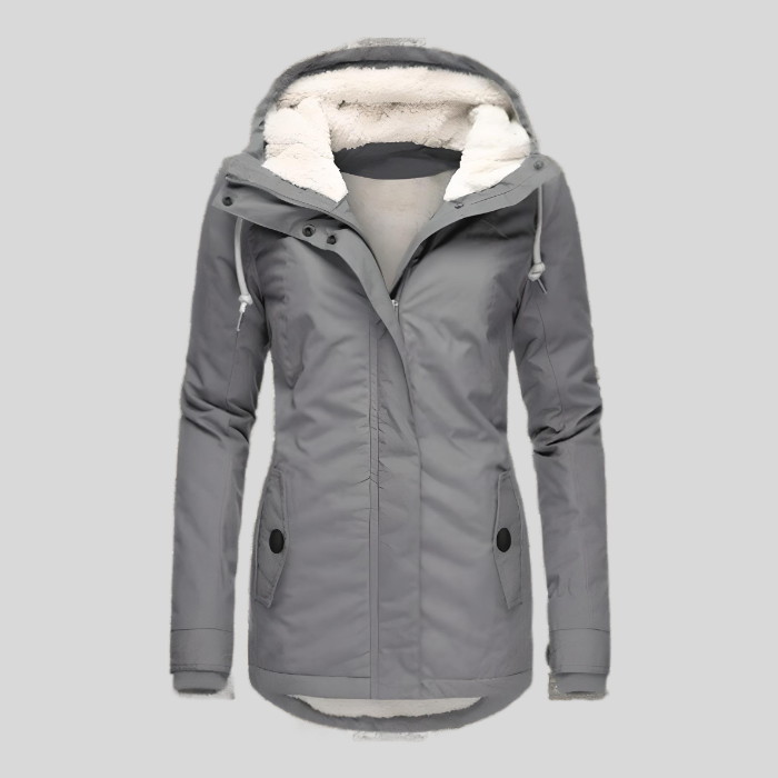 Niki | Warm Sherpa Lined Waterproof Parka