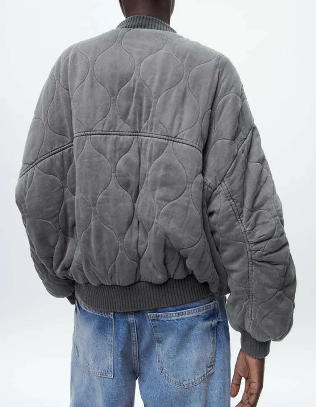 Niki | Relaxed Quilted Bomber Jacket