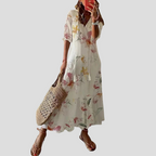 Maxi Dress with Tiers for a Bohemian Look