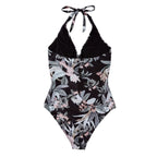Niki | Women's Halterneck Tropical One-Piece Swimsuit