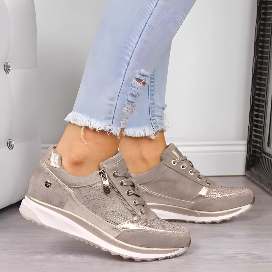 Supportive Zip Sneakers for Everyday Style