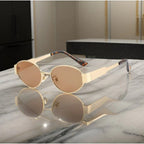 Niki | Women's Oval Sunglasses with Contemporary Frames