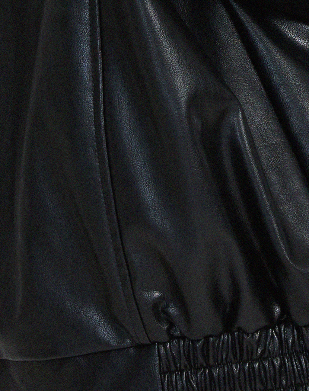 Oversized Comfort Leather Jacket for Women
