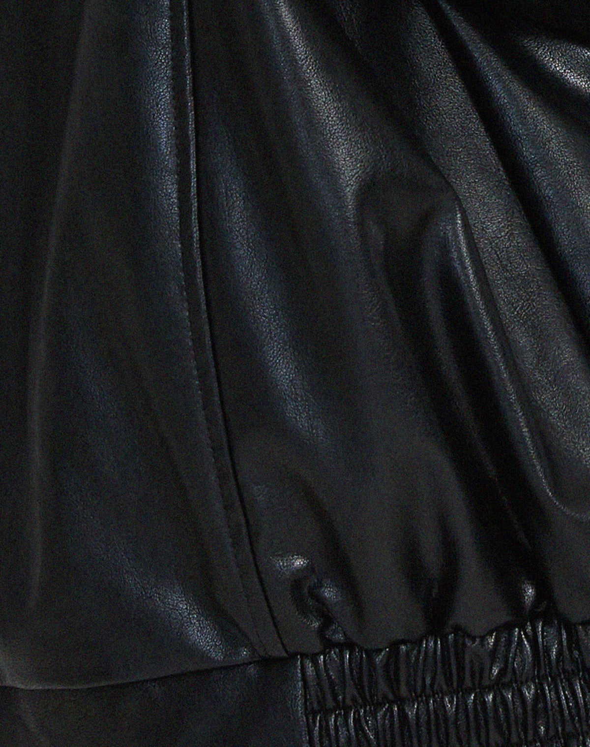 Oversized Comfort Leather Jacket for Women