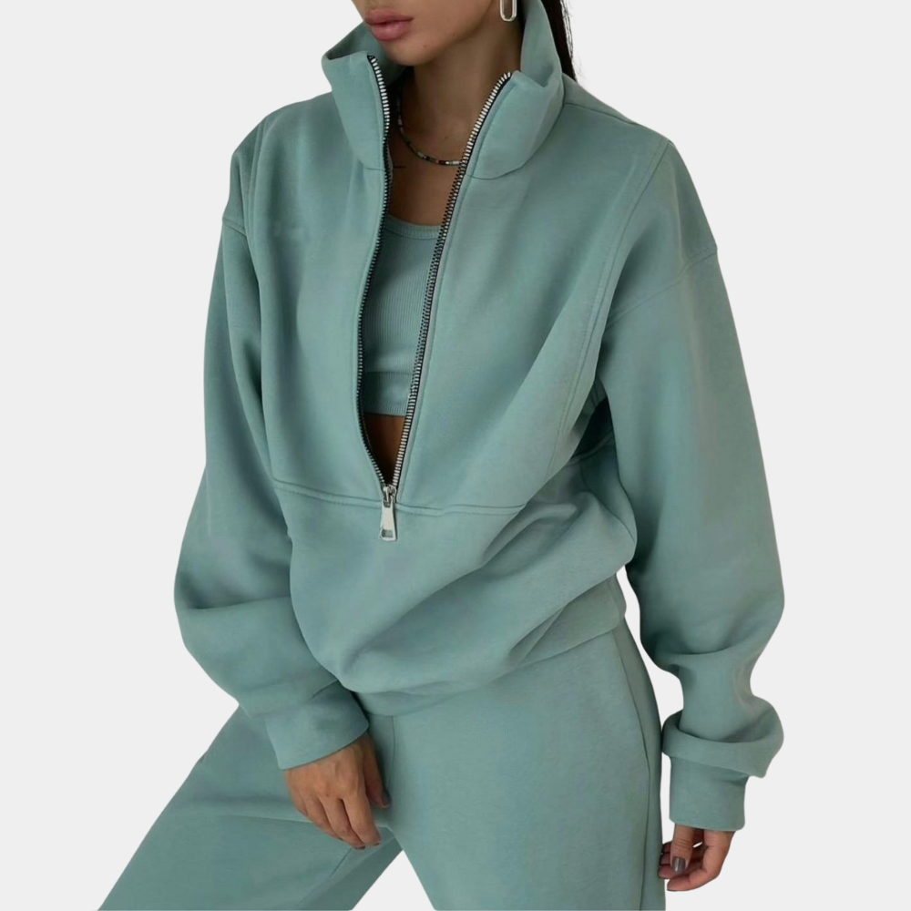 Relaxed Fit Oversized Sweatshirt and Jogger Set