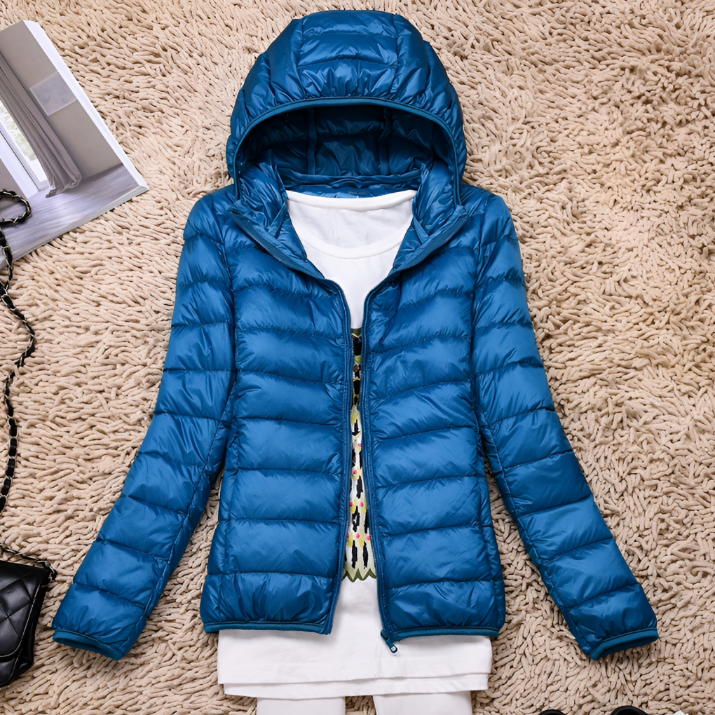 Ultra-Light Hooded Down Jacket, Packable