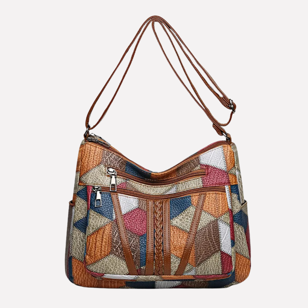 Women's Patchwork Style Shoulder Bag