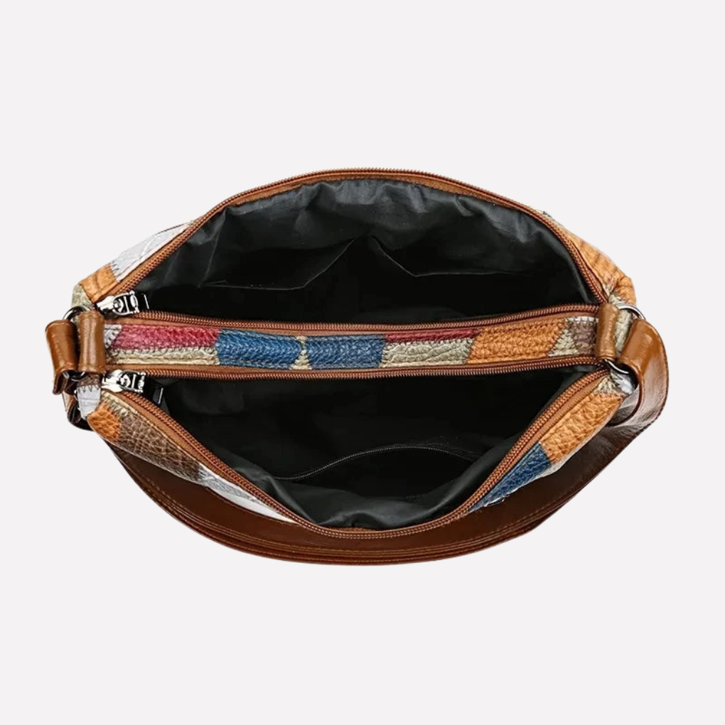 Women's Patchwork Style Shoulder Bag