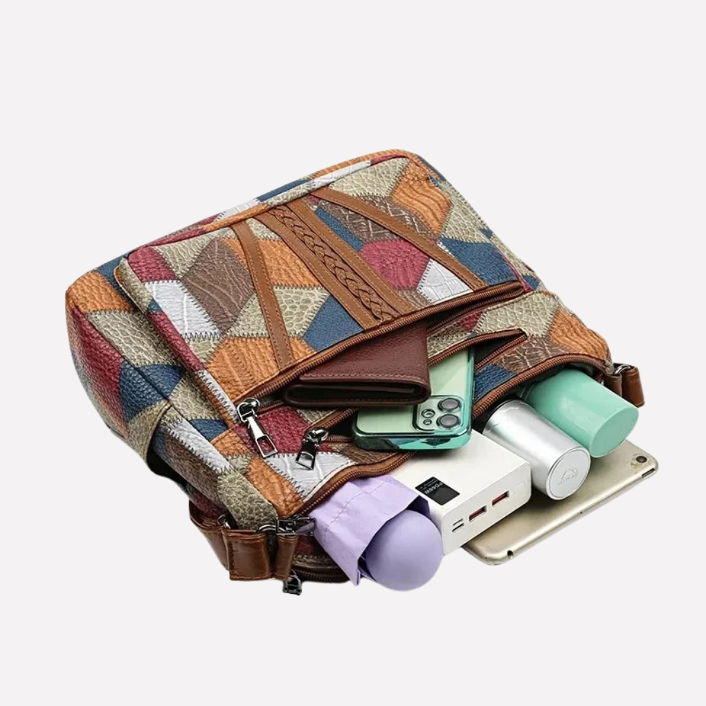 Women's Patchwork Style Shoulder Bag