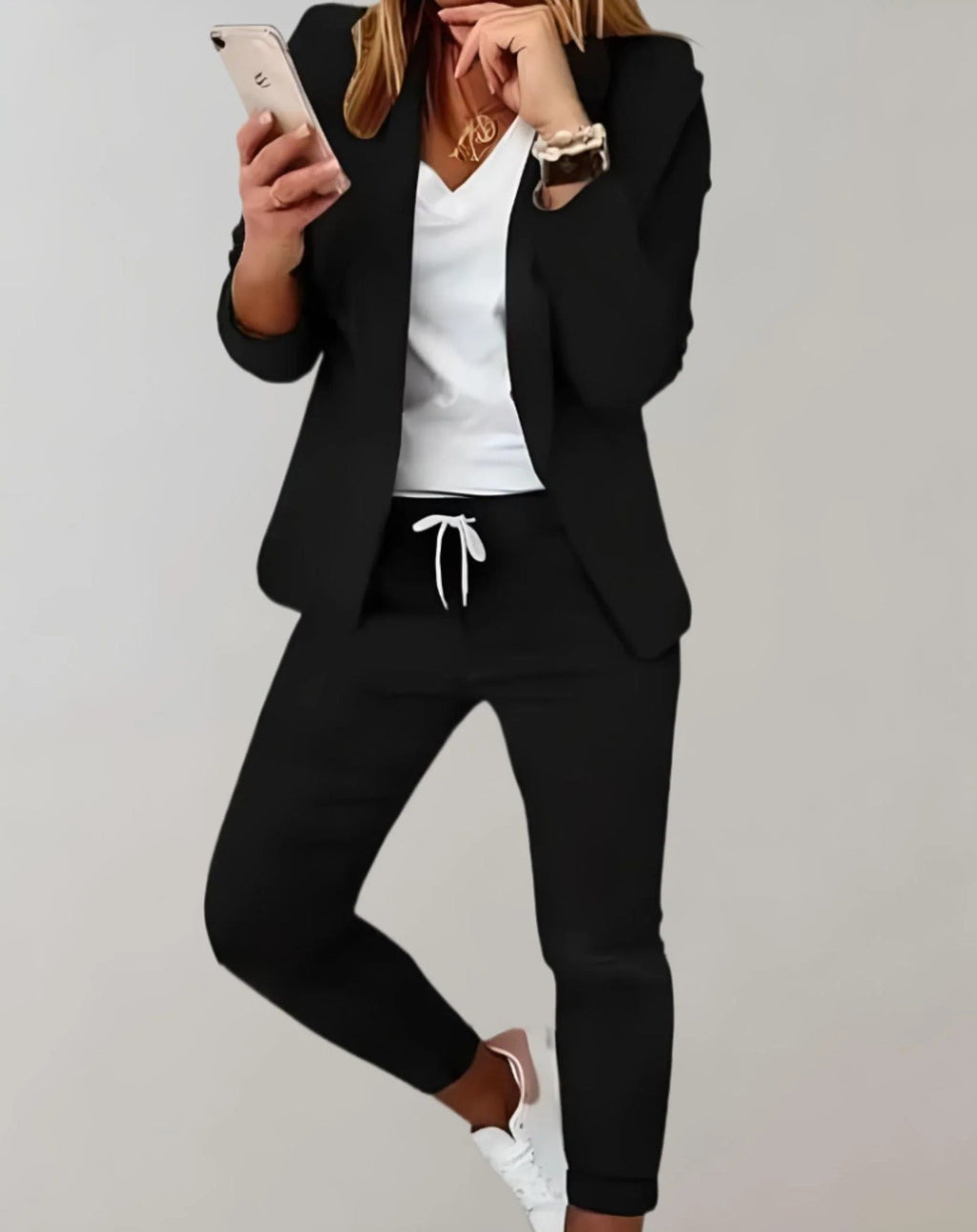 Niki | Women's Plaid Blazer and Trouser Coordinating Set