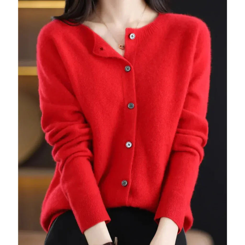 Women's Cozy Button Cardigan