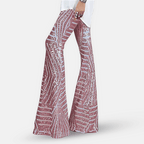 Niki | Women's Shimmering Sequined Bell Bottoms