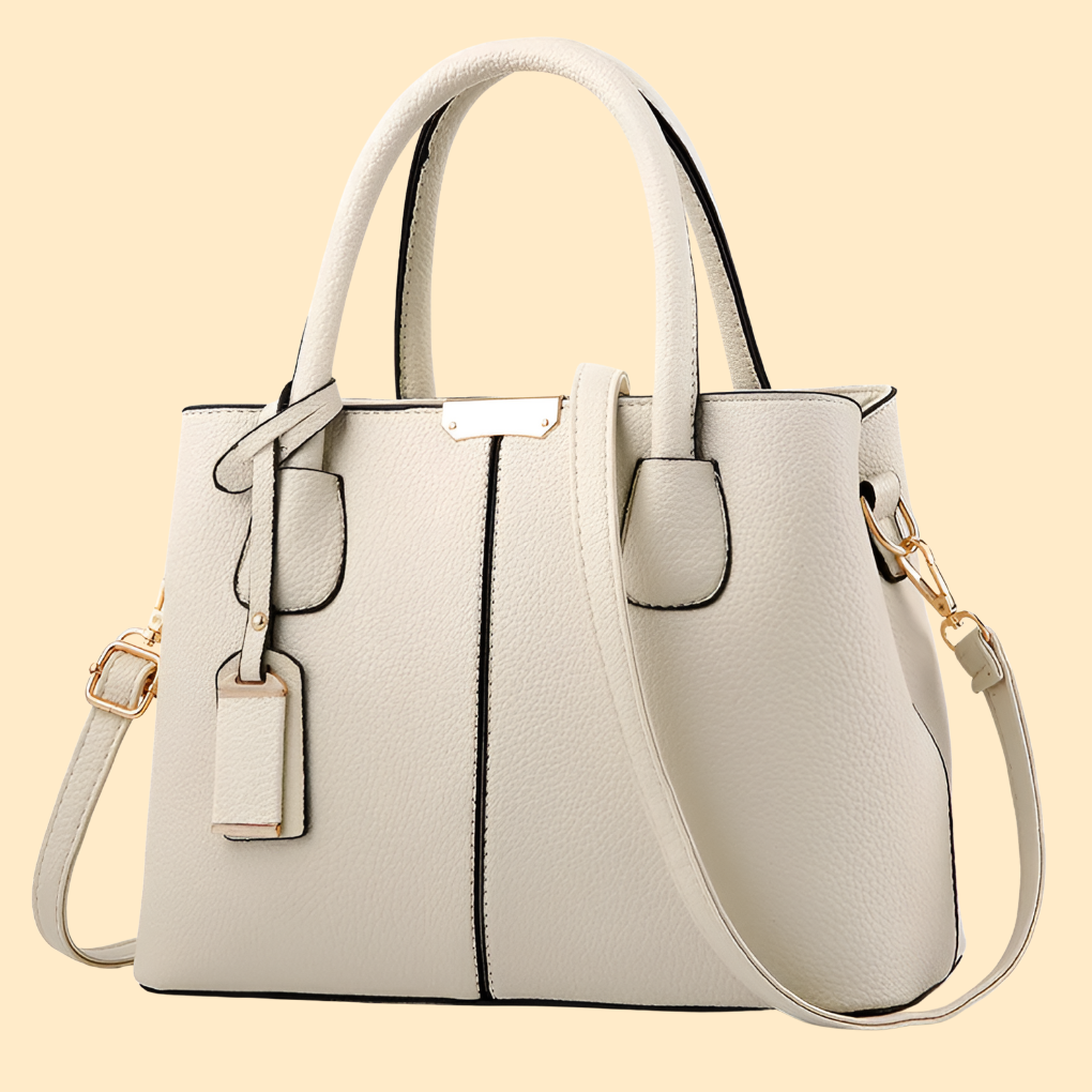 Niki | Women's Structured Top Handle Bag with Tassel Accent