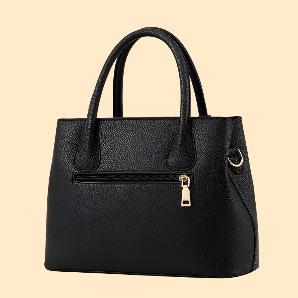 Niki | Women's Structured Top Handle Bag with Tassel Accent