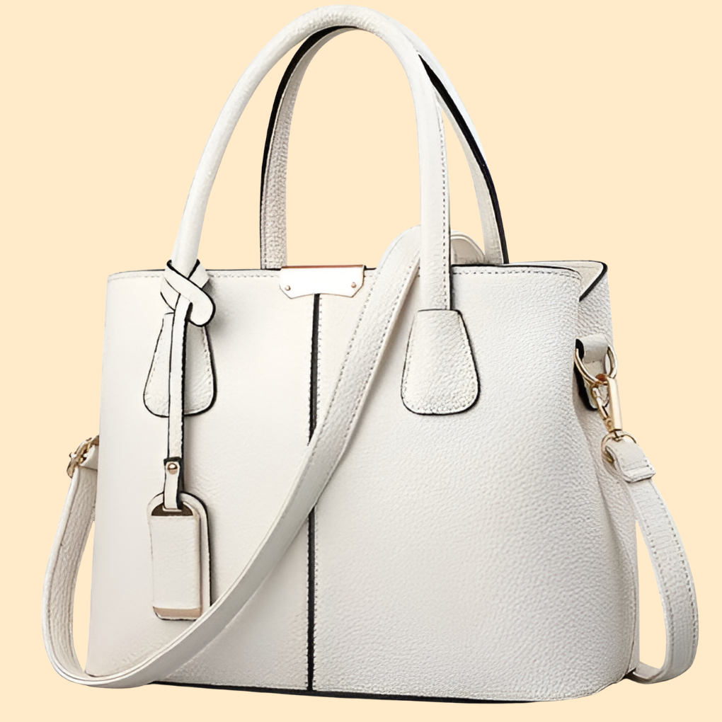 Niki | Women's Structured Top Handle Bag with Tassel Accent