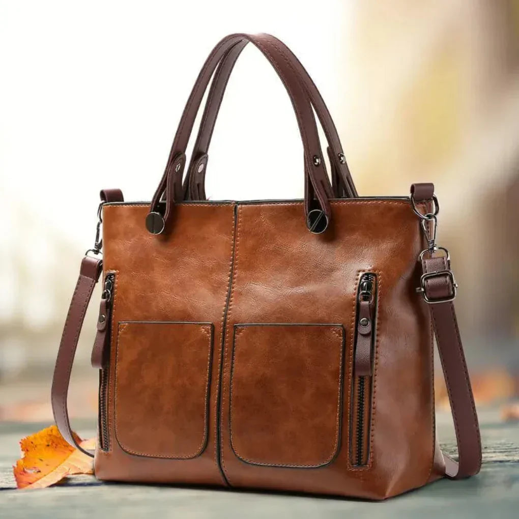 Niki | Women's Fashionable Top-Handle Bag with Pockets