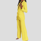 Women's Tailored Blazer and Pant Suit Set