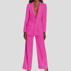 Women's Tailored Blazer and Pant Suit Set