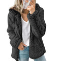 Niki | Plush Teddy Fleece Full Zip Hooded Jacket