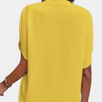 Niki | Relaxed Split Sleeve V-Neck Blouse