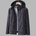 Women's Leaf Print Hooded Lightweight Jacket