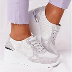 Chic Lift Wedge Sneakers for All-Day Comfort