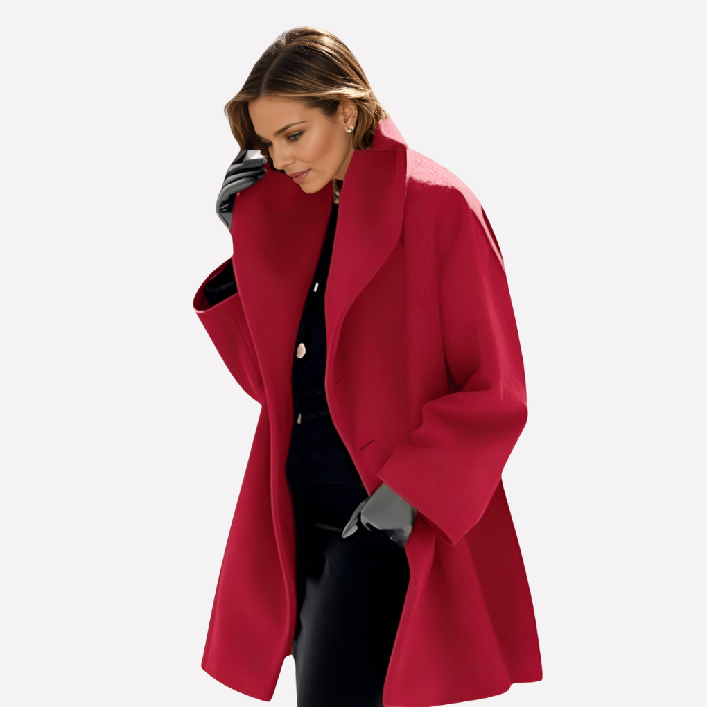 Women's Statement Wide Collar Coat
