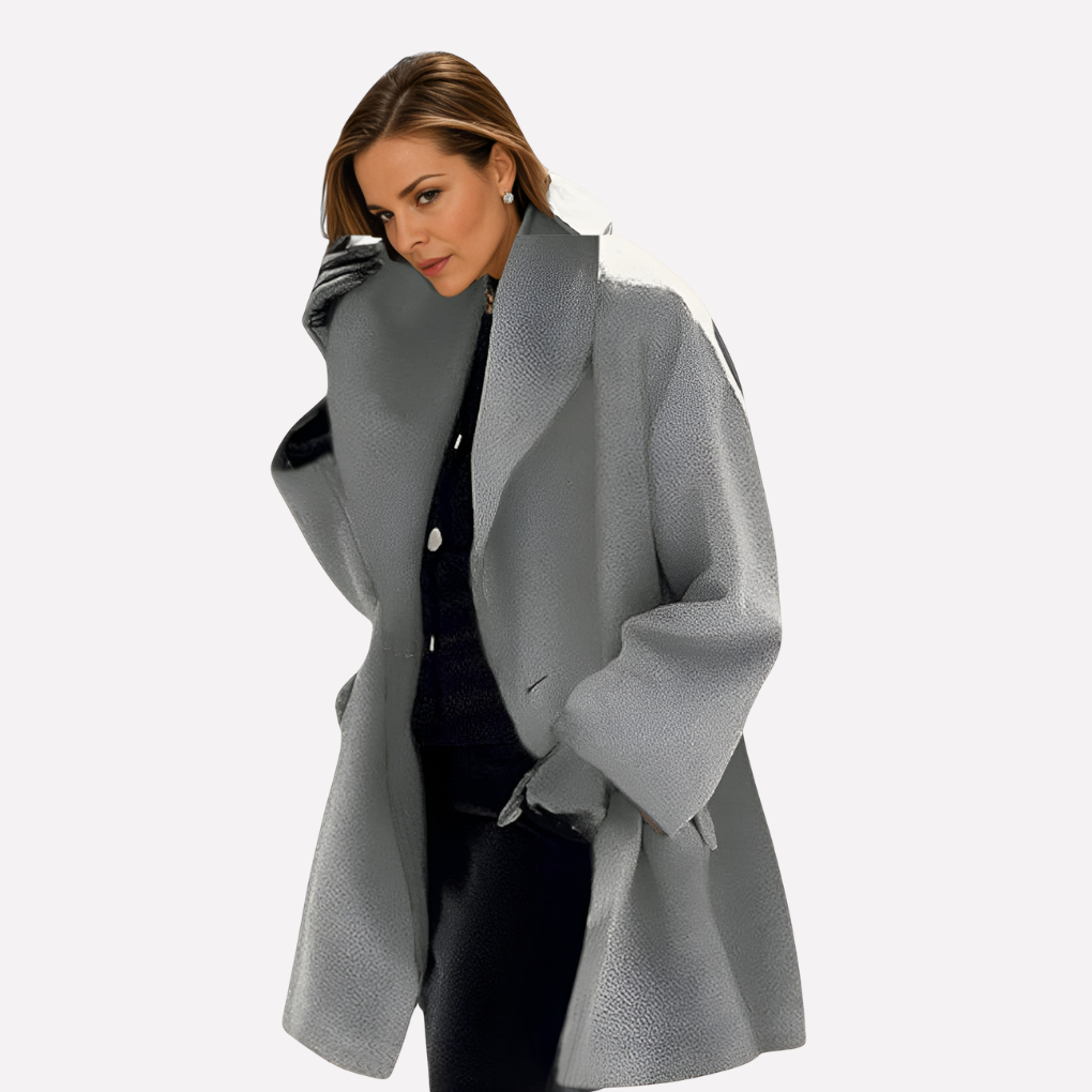 Women's Statement Wide Collar Coat