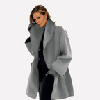 Women's Statement Wide Collar Coat