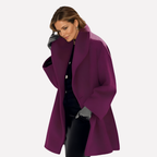 Women's Statement Wide Collar Coat