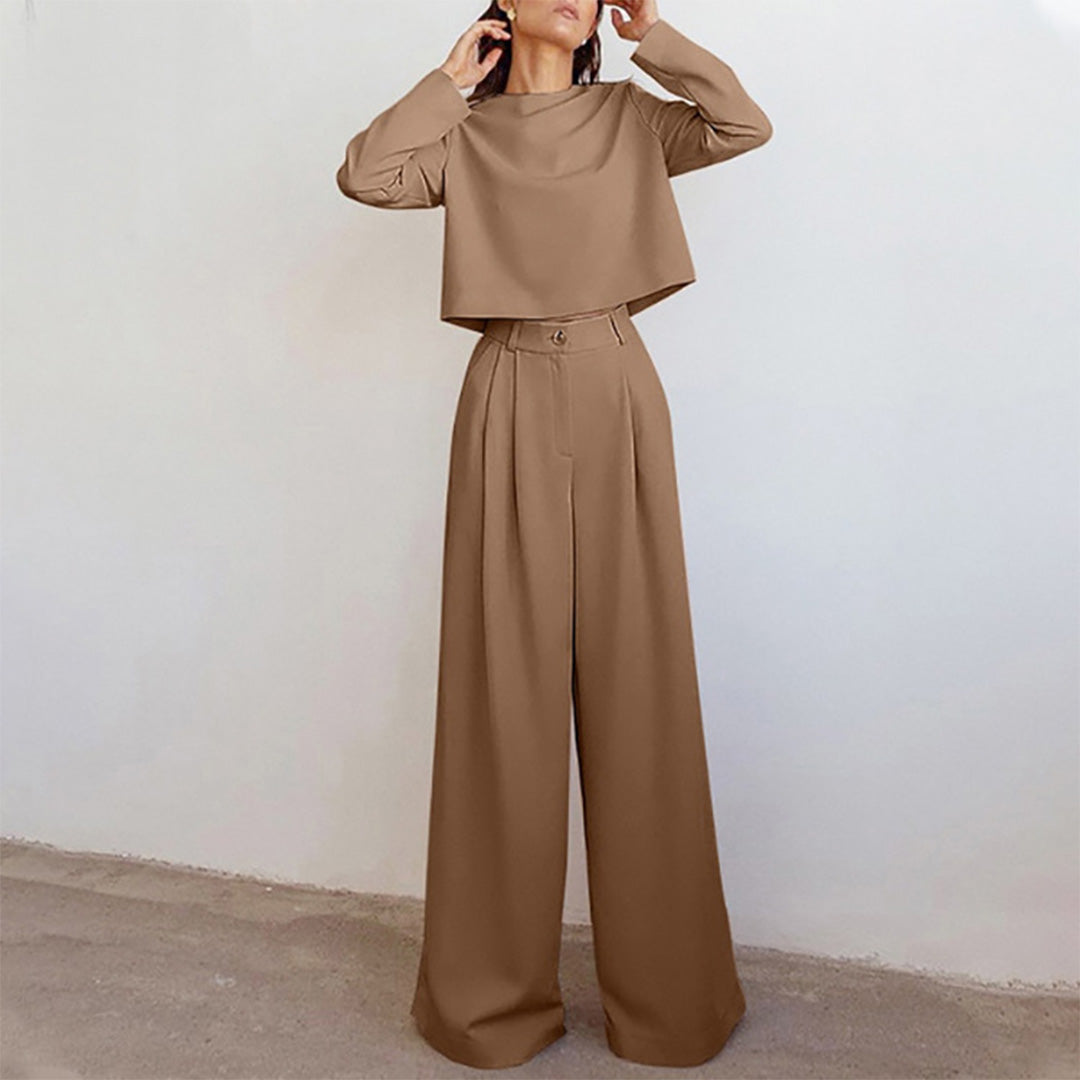 Niki | Women's Relaxed Wide Leg Two-Piece Set