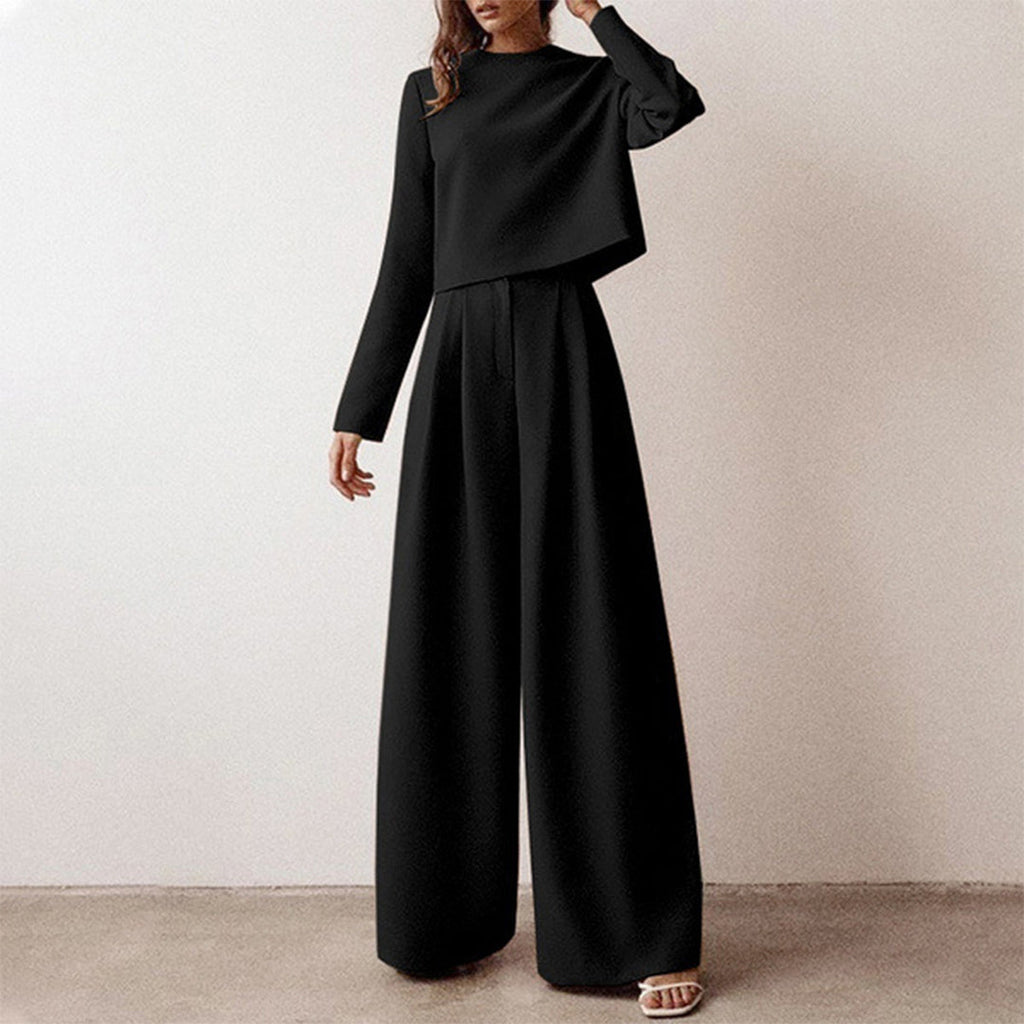 Niki | Women's Relaxed Wide Leg Two-Piece Set