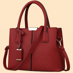 Niki | Women's Structured Top Handle Bag with Tassel Accent