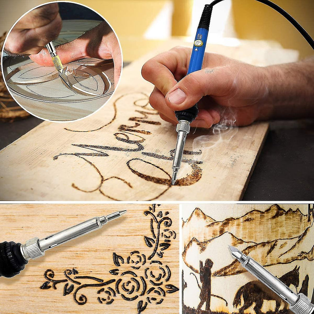 Niki | Wood Burning Set | Adjustable Temperature & 28 Tips | Creative Hobby